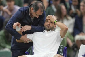 Dimitrov's Wimbledon Run Ends in Agony: Injury Forces Retirement Despite Dominating Sinner