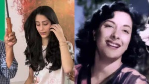 Sanjay and Maanyata Dutt’s daughter Iqra Dutt wins hearts in viral video, netizens says,'Nargis ji is back'
