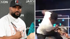 Watch: UFC legend Rampage Jackson's son brutally assaults pro-wrestler at event
