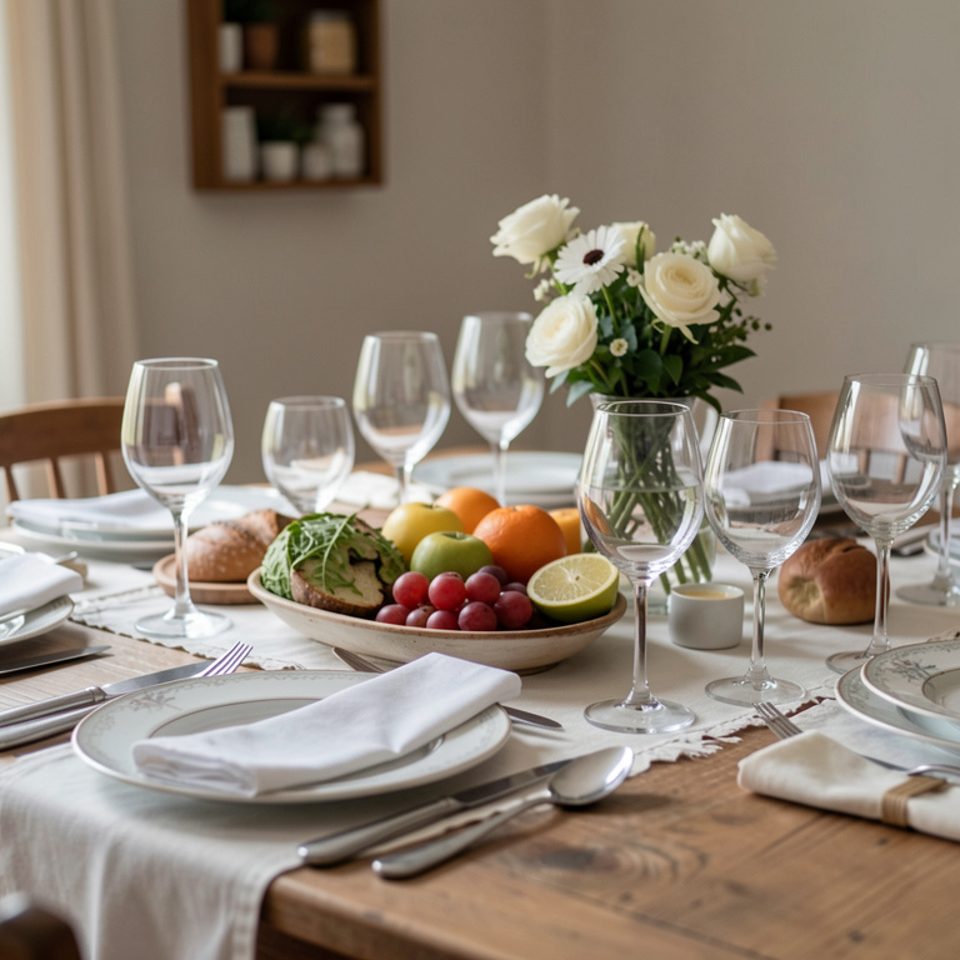 Mains essorant une nappe tachée au-dessus d’une bassine avec bocaux de verre et savon de Marseille sur un plan en bois.