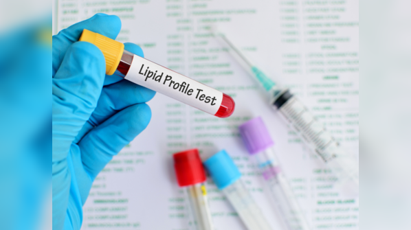 Blood test results for lipid markers