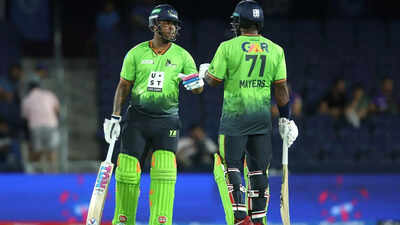 Hetmyer celebrates his half-century with Mayers