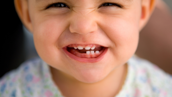 Healthy teeth benefiting from Vitamin D